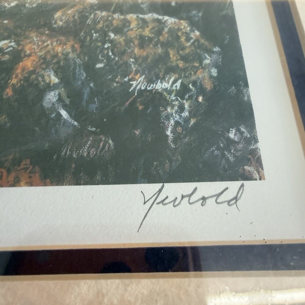 California Quail Painting by Edward Newbold Signed 55 of 1500 12 X 15.5 Frame - Picture 3 of 9